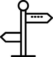 Wegweiser Richtung Symbol Symbol Vektor Bild. Illustration von das Pfeil Information Schild leiten Ziel Design Bild. eps 10