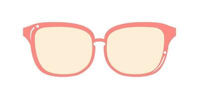 Sonnenbrille, Brille Symbol. Vektor Illustration, eben Design. komisch Sommer- Brille Illustration.