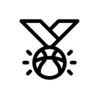 einfach Basketball Champion Symbol. das Symbol können Sein benutzt zum Webseiten, drucken Vorlagen, Präsentation Vorlagen, Illustrationen, usw vektor