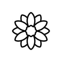 einfach Gerbera Symbol. das Symbol können Sein benutzt zum Webseiten, drucken Vorlagen, Präsentation Vorlagen, Illustrationen, usw vektor