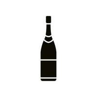 Flasche Symbol Vektor. Flasche zum Wasser Illustration unterzeichnen. Flasche von Alkohol Symbol oder Logo. vektor