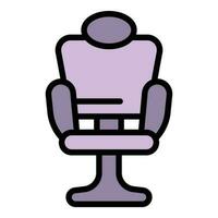 Komfort Sessel Symbol Vektor eben