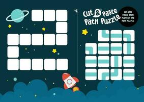 platt design vektor väg labyrint pussel spel för barn aktivitet tryckbar