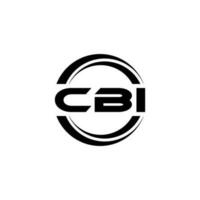 cbi logotyp design, inspiration för en unik identitet. modern elegans och kreativ design. vattenmärke din Framgång med de slående detta logotyp. vektor