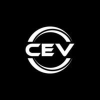 cev Logo Design, Inspiration zum ein einzigartig Identität. modern Eleganz und kreativ Design. Wasserzeichen Ihre Erfolg mit das auffällig diese Logo. vektor