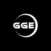 gge logotyp design, inspiration för en unik identitet. modern elegans och kreativ design. vattenmärke din Framgång med de slående detta logotyp. vektor