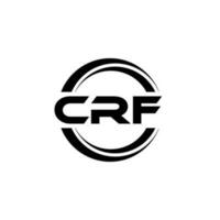 crf logotyp design, inspiration för en unik identitet. modern elegans och kreativ design. vattenmärke din Framgång med de slående detta logotyp. vektor