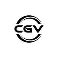 cgv Logo Design, Inspiration zum ein einzigartig Identität. modern Eleganz und kreativ Design. Wasserzeichen Ihre Erfolg mit das auffällig diese Logo. vektor