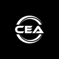 cea Logo Design, Inspiration zum ein einzigartig Identität. modern Eleganz und kreativ Design. Wasserzeichen Ihre Erfolg mit das auffällig diese Logo. vektor