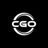 cgo logotyp design, inspiration för en unik identitet. modern elegans och kreativ design. vattenmärke din Framgång med de slående detta logotyp. vektor