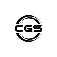 cgs Logo Design, Inspiration zum ein einzigartig Identität. modern Eleganz und kreativ Design. Wasserzeichen Ihre Erfolg mit das auffällig diese Logo. vektor