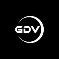 gdv Logo Design, Inspiration zum ein einzigartig Identität. modern Eleganz und kreativ Design. Wasserzeichen Ihre Erfolg mit das auffällig diese Logo. vektor