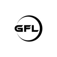 gfl Logo Design, Inspiration zum ein einzigartig Identität. modern Eleganz und kreativ Design. Wasserzeichen Ihre Erfolg mit das auffällig diese Logo. vektor