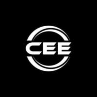 cee Logo Design, Inspiration zum ein einzigartig Identität. modern Eleganz und kreativ Design. Wasserzeichen Ihre Erfolg mit das auffällig diese Logo. vektor