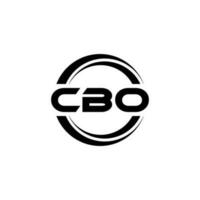 cbo logotyp design, inspiration för en unik identitet. modern elegans och kreativ design. vattenmärke din Framgång med de slående detta logotyp. vektor