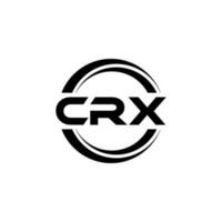 crx logotyp design, inspiration för en unik identitet. modern elegans och kreativ design. vattenmärke din Framgång med de slående detta logotyp. vektor