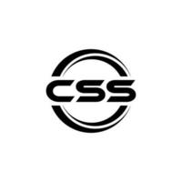 css logotyp design, inspiration för en unik identitet. modern elegans och kreativ design. vattenmärke din Framgång med de slående detta logotyp. vektor