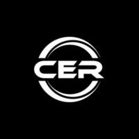 Cer Logo Design, Inspiration zum ein einzigartig Identität. modern Eleganz und kreativ Design. Wasserzeichen Ihre Erfolg mit das auffällig diese Logo. vektor