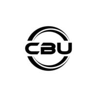 cbu Logo Design, Inspiration zum ein einzigartig Identität. modern Eleganz und kreativ Design. Wasserzeichen Ihre Erfolg mit das auffällig diese Logo. vektor