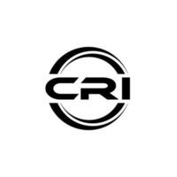 cri logotyp design, inspiration för en unik identitet. modern elegans och kreativ design. vattenmärke din Framgång med de slående detta logotyp. vektor