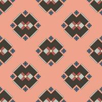 Vektor abstrakt geometrisch gestalten nahtlos Muster auf Rosa Hintergrund zum Stoff, Verpackung, Hintergrund, Textil-