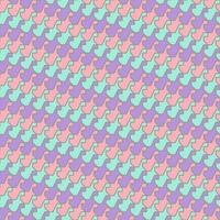 nahtlos Muster abstrakt gestalten von ein Ente im Rosa, Grün, und lila Pastell- Farbe, Vektor zum Stoff, Verpackung, Hintergrund, Textil-
