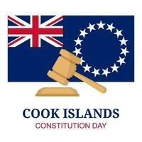 Vektor Grafik von Koch Inseln Verfassung Tag