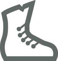 Stiefel Symbol Symbol Vektor Bild. Illustration von das Stiefel Schuhwerk Schuh Design Bild. eps 10