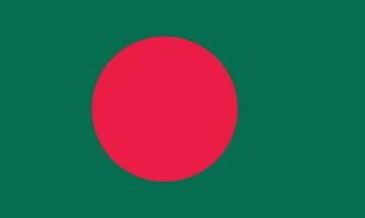 Flagge von Bangladesch. Bangladesch National Flagge Design zum Bangladesch Sieg Tag kostenlos Vektor. vektor