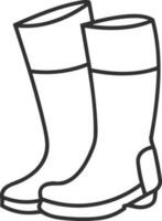 Stiefel Symbol Symbol Vektor Bild. Illustration von das Stiefel Schuhwerk Schuh Design Bild. eps 10