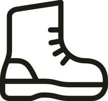 Stiefel Symbol Symbol Vektor Bild. Illustration von das Stiefel Schuhwerk Schuh Design Bild. eps 10