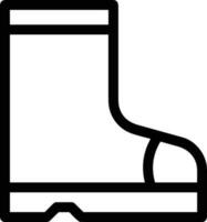 stövlar symbol ikon vektor bild. illustration av de känga Skodon sko design bild. eps 10