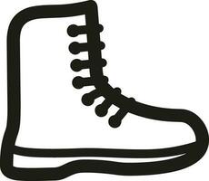 Stiefel Symbol Symbol Vektor Bild. Illustration von das Stiefel Schuhwerk Schuh Design Bild. eps 10