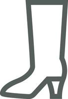 Stiefel Symbol Symbol Vektor Bild. Illustration von das Stiefel Schuhwerk Schuh Design Bild. eps 10