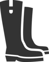 Stiefel Symbol Symbol Vektor Bild. Illustration von das Stiefel Schuhwerk Schuh Design Bild. eps 10