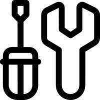 Schraubendreher Reparatur Symbol Symbol Vektor Bild. Illustration von das Fix Toolkit Design Bild. eps 10