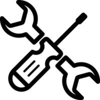 Schraubendreher Reparatur Symbol Symbol Vektor Bild. Illustration von das Fix Toolkit Design Bild. eps 10