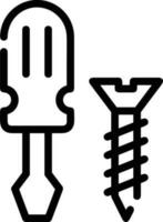 Schraubendreher Reparatur Symbol Symbol Vektor Bild. Illustration von das Fix Toolkit Design Bild. eps 10