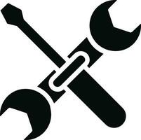 Schraubendreher Reparatur Symbol Symbol Vektor Bild. Illustration von das Fix Toolkit Design Bild. eps 10