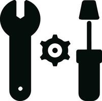 Schraubendreher Reparatur Symbol Symbol Vektor Bild. Illustration von das Fix Toolkit Design Bild. eps 10