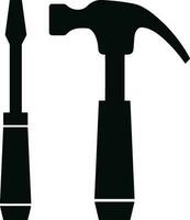 skruvmejsel reparera ikon symbol vektor bild. illustration av de fixera toolkit design bild. eps 10