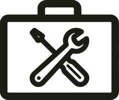 Schraubendreher Reparatur Symbol Symbol Vektor Bild. Illustration von das Fix Toolkit Design Bild. eps 10