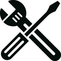 Schraubendreher Reparatur Symbol Symbol Vektor Bild. Illustration von das Fix Toolkit Design Bild. eps 10