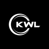 kwl Logo Design, Inspiration zum ein einzigartig Identität. modern Eleganz und kreativ Design. Wasserzeichen Ihre Erfolg mit das auffällig diese Logo. vektor