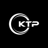 ktp Logo Design, Inspiration zum ein einzigartig Identität. modern Eleganz und kreativ Design. Wasserzeichen Ihre Erfolg mit das auffällig diese Logo. vektor