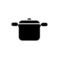 Topf Symbol Vektor. Küche Illustration unterzeichnen. Geschirr Symbol. Essen Logo. vektor