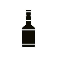 Flasche Symbol Vektor. Flasche zum Wasser Illustration unterzeichnen. Flasche von Alkohol Symbol oder Logo. vektor