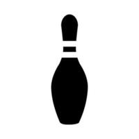 bowling ikon vektor. käglor illustration tecken. strejk symbol eller logotyp. vektor