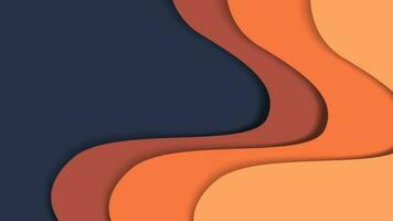 Orange abstrakt Welle Hintergrund zum Banner.Herbst Thema, Netz Hintergrund ,Banner vektor