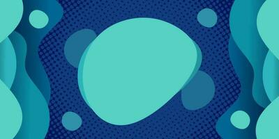 Blau Flüssigkeit Welle Hintergrund mit zum abstrakt thematisch Designs vektor